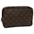 Louis Vuitton Monogram Trousse Toilette 23 Clutch Bag M47524 LV Auth am4923 Cloth  ref.1052273