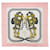 Hermès HERMES CARRE 90 BRIDES dE GALA Schal Seide Rosa Weiß Auth bs7742 Pink  ref.1052351