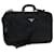 PRADA Boston Bag Nylon Black Auth 52023  ref.1052366