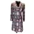 Manteau en laine et soie imprimé multi-floral violet vintage Prada  ref.1052574