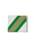 Michael Kors Cooper Logo Toile Portefeuille à deux volets Portefeuille court en toile 36R3LCOF3U en bon état Blanc  ref.1052638