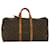 Louis Vuitton Keepall 55 Brown Cloth  ref.1052832