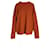 Suéter con cuello redondo y lado hacia arriba de Jason Wu en cachemira naranja Lana  ref.1053015