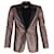 Maison Martin Margiela Maison Margiela Tuxedo Blazer in Metallic Bronze Polyester  ref.1053018