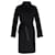 Max Mara Belted Coat in Black Cashmere Wool  ref.1053042