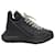 Rick Owens Geth Chunky Sneakers aus schwarzem Leder  ref.1053050