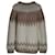 Chloé Chloe Jersey con cuello redondo en intarsia de lana multicolor  ref.1053063