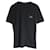 Dolce & Gabbana Camiseta con placa del logo en algodón negro  ref.1053101