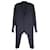 Conjunto de blazer e calças sob medida Dior em lã virgem azul marinho  ref.1053126