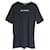 Dolce & Gabbana Logo-T-Shirt aus schwarzer Baumwolle  ref.1053129
