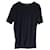 Camiseta Dolce & Gabbana con cuello redondo en algodón azul marino  ref.1053131