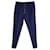 Pantalón Dior con cordón en lana virgen azul  ref.1053140