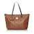 MCM Visetos Tote Bag Canvas Tote Bag in Good condition Brown Cloth  ref.1053152