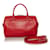 Yves Saint Laurent Bolsa de viaje clásica para bebé Roja Cuero  ref.1053154