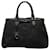 Prada Canapa Logo Handbag Black Cloth  ref.1053199