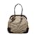 Tote Prada Canapa Leather Trimmed Handbag BR3511 Brown Cloth  ref.1053200
