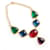 Kenneth Jay Lane Multi color necklace Multiple colors Metal  ref.1053432