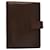 GUCCI Day Planner Cover Leather Brown Auth ki3292  ref.1053649
