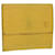 LOUIS VUITTON Epi Portefeuille Elise Wallet Yellow LV Auth 52474 Leather  ref.1053667