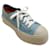 Sneakers Marni con lacci Pablo in pelle acquamarina Blu  ref.1053836
