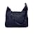 Prada Schwarze gesteppte Hobo-Tasche aus Tessuto-Nylon mit Kunststoffriemen B8360 Leinwand  ref.1053852
