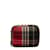 Burberry Pochette pour accessoires en toile à carreaux Rouge  ref.1053869
