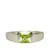& Other Stories 18k Gold Peridot Ring Silvery Metal  ref.1053873