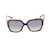 Dior Übergroße, quadratische, getönte Sonnenbrille Schwarz Kunststoff  ref.1053887