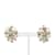 & Other Stories 18k Gold Diamond Earrings Silvery Metal  ref.1053904
