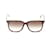 Bottega Veneta Óculos de Sol Quadrados Coloridos Marrom Plástico  ref.1053911
