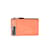 Prada Tessuto Logo Clutch Orange Cloth  ref.1053920