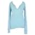 Zadig & Voltaire fine mesh Blue Cashmere  ref.1054178