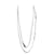 Collana di Chanel Grigio antracite Silver hardware Metallo  ref.1054353