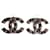 Boucles d'oreilles Chanel CC Métal Bijouterie argentée  ref.1054385