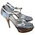 Sandali MIU MIU T.EU 40.5 Tessuto Blu