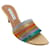 Aquazzura Pastel Rainbow Rendezvous Sandals Multiple colors Leather  ref.1054447