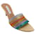 Sandalias Rendezvous de arco iris pastel de Aquazzura Multicolor Cuero  ref.1054447