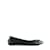 LOUIS VUITTON  Ballet flats T.eu 36.5 leather Black  ref.1054457