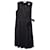 Vestido Marni sin mangas con cintura anudada en algodón negro  ref.1054491