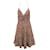 Mini-robe à pois Saint Laurent en soie rouge  ref.1054500