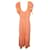 Robe longue LoveShackFancy Vernon en coton orange  ref.1054505