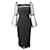 Self Portrait Dot Mesh Midi Dress in Black Polyester   ref.1054622