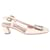 Roger Vivier Zapatos de salón destalonados con hebilla metálica Belle Vivier en piel color crema Blanco Crudo Cuero  ref.1054631