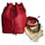 Fendi Mon Tresor Medium Red Leather  ref.1054725