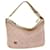 GUCCI GG Canvas Sherry Line Shoulder Bag Pink Khaki 145812 Auth ki3283  ref.1054748