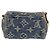 LOUIS VUITTON Pochette Monogram Denim Trousse Speedy PM Bleu M95082 Auth LV 52172 - vue 2