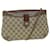 GUCCI GG Canvas Web Sherry Line Shoulder Bag Beige Red 904 02 026 Auth ep1431  ref.1054814