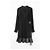 McQ Alexander McQueen Lederrock-Hemdkleid Schwarz - Ansicht 4