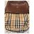Borsa a mano Burberry in pelle marrone - vista 6