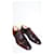 Paul Smith Black Leather Flower Toe Derbies  - view 2